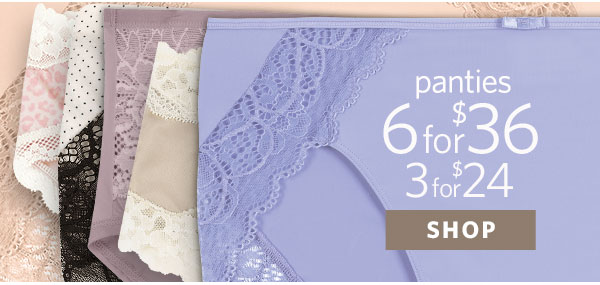 Shop Panty Sale - Turn on your images