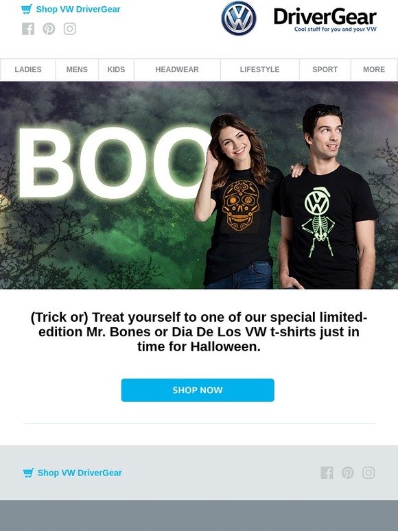 Limited-edition tees just in time for Halloween!
