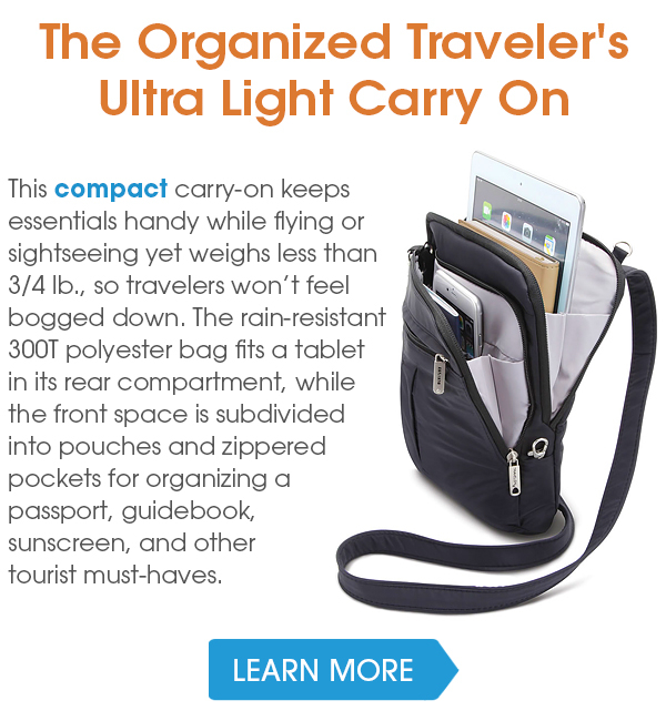 The World's Lightest Carry On - Hammacher Schlemmer