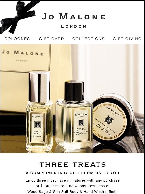 jo malone gift with purchase