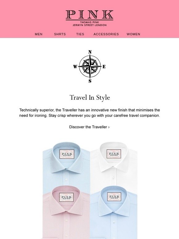Thomas Pink: The Ultimate Travel Shirts 