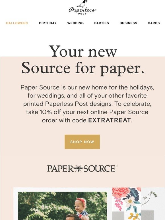 paperless post printed cards