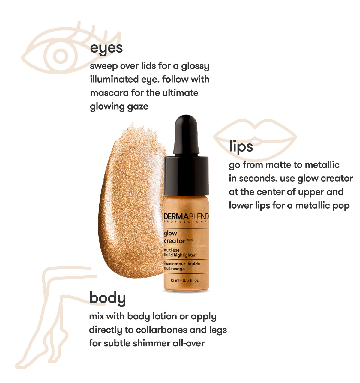 dermablend highlighter