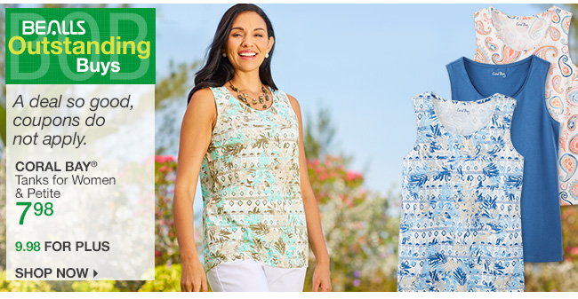 Shop 7.98-9.98 Coral Bay Tanks