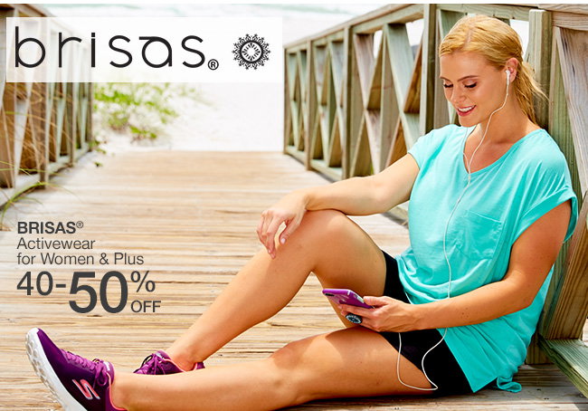 Shop 40-50% Off Brisas Activewear for Women & Plus