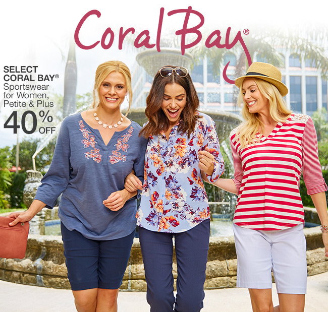 Shop 40% Off Select Coral Bay