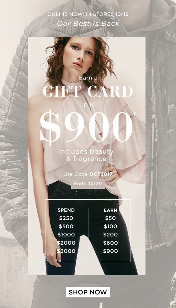 Saks Gift Card Promotion / Expired Saks Fifth Avenue Buy