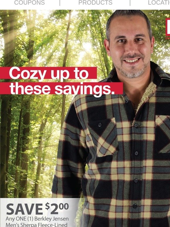 berkley jensen flannel jacket