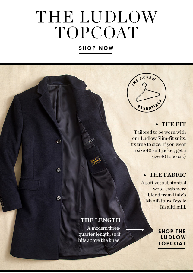 j crew ludlow coat