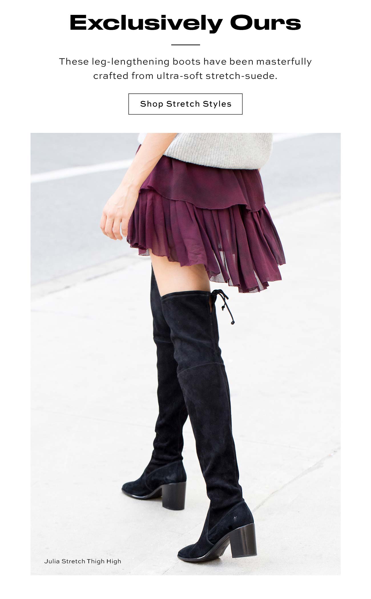 frye julia stretch thigh high