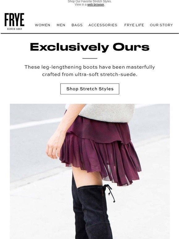 frye julia stretch thigh high