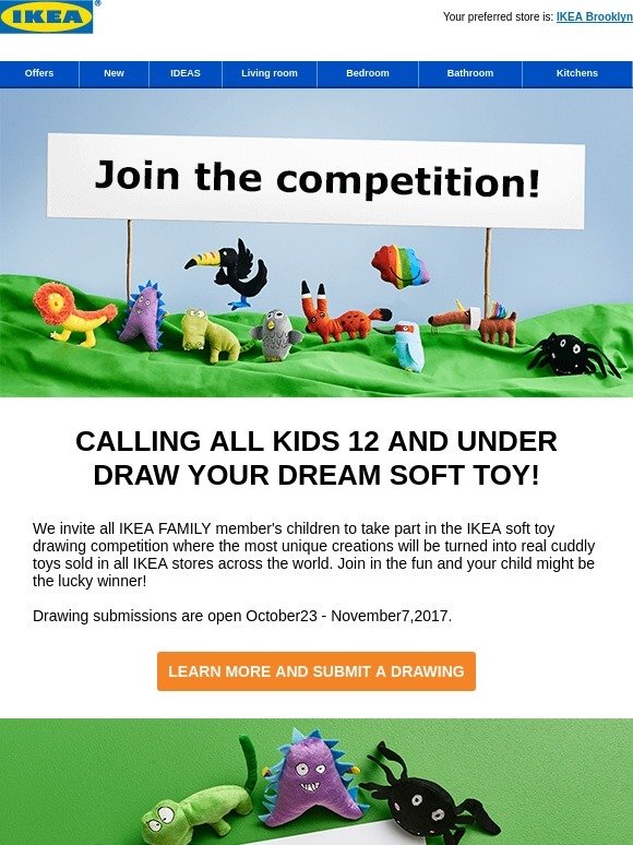 IKEA: The IKEA Soft Toy Drawing Competition begins... NOW! | Milled