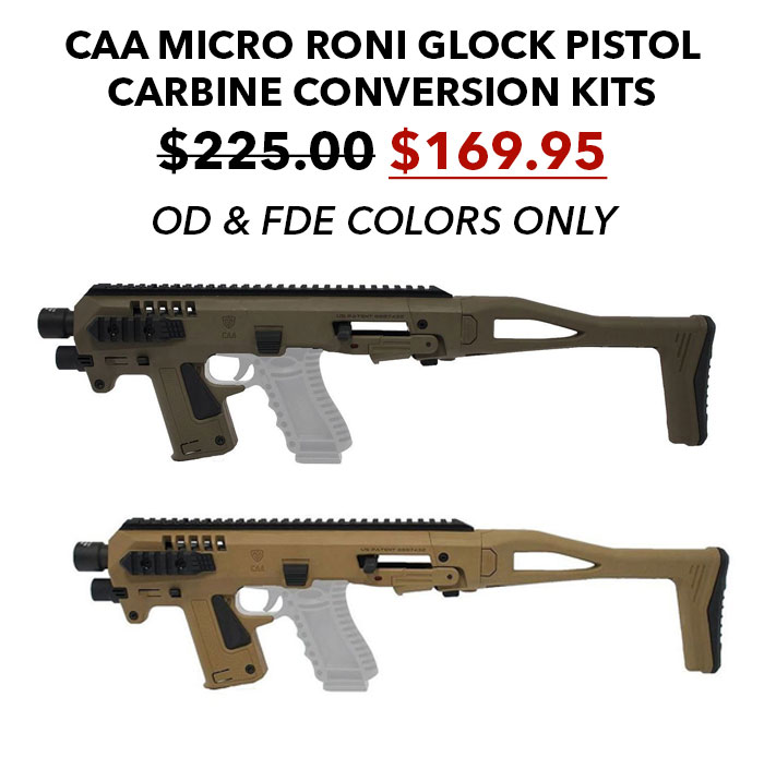 Botach Tactical: Flash Sale - CAA Micro RONI Glock Pistol Carbine ...