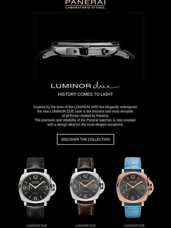 Panerai’s most elegant icon – Luminor Due