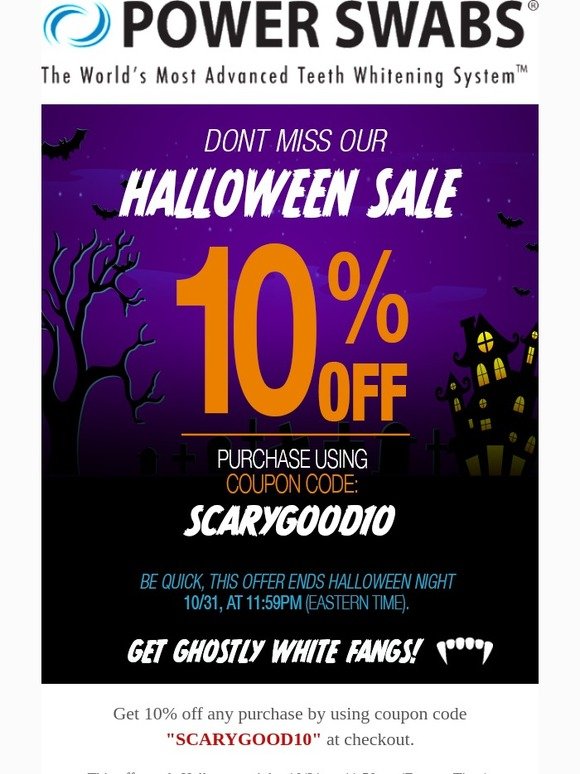 Don't Miss Our Spooky Halloween Offer 👻🎃