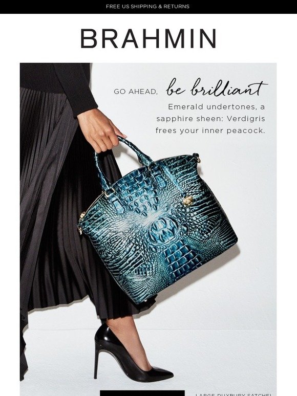 Brahmin Handbags New! A Sapphire Blue to Crown Your Collection. Milled