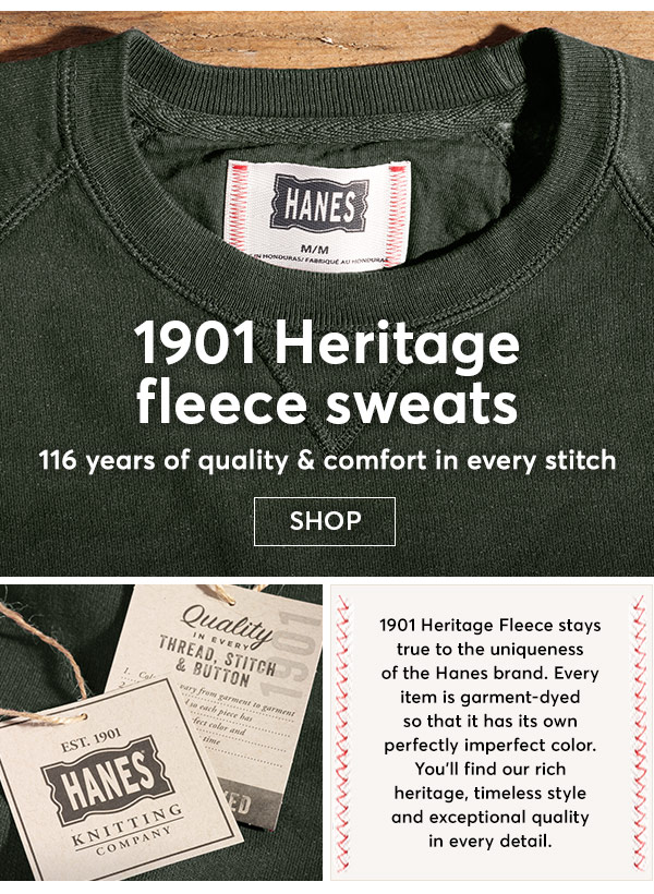 hanes 1901 sweatshirt