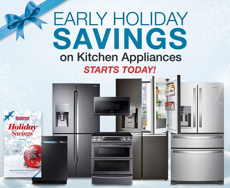 Costco Early Holiday Deals Start Today on Major Appliances, Laptops