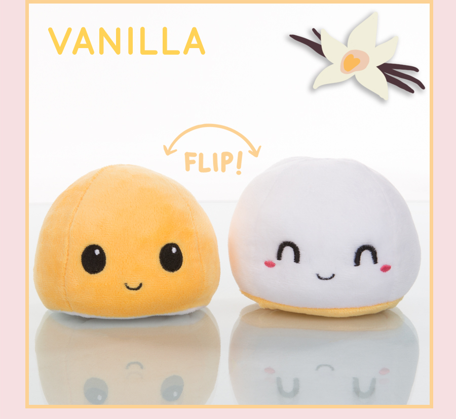 reversible mochi plush