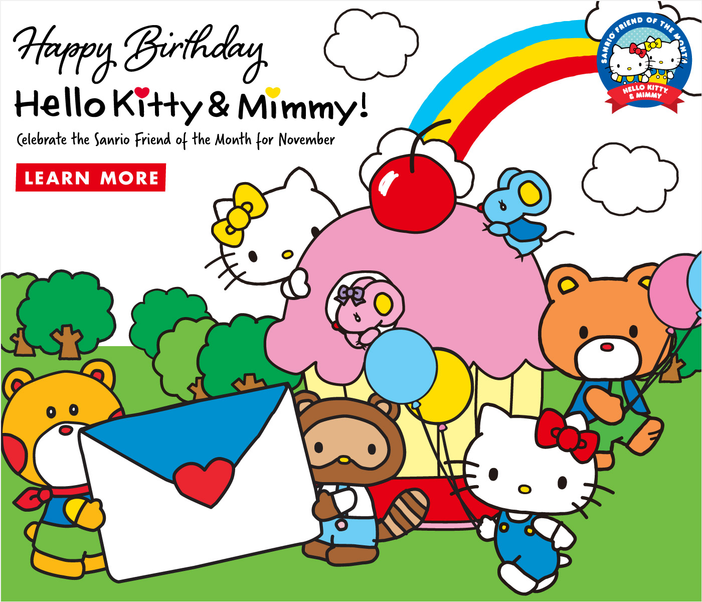 Hello Kitty et Friends  Hello kitty images, Happy birthday