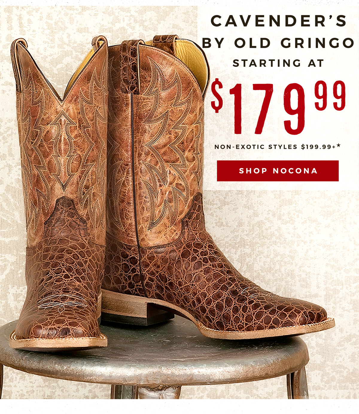 nocona boots cavender's