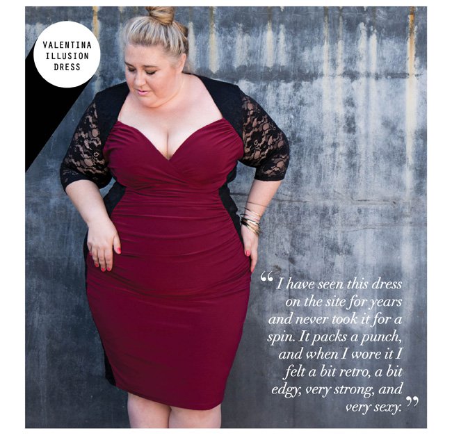 kiyonna valentina illusion dress