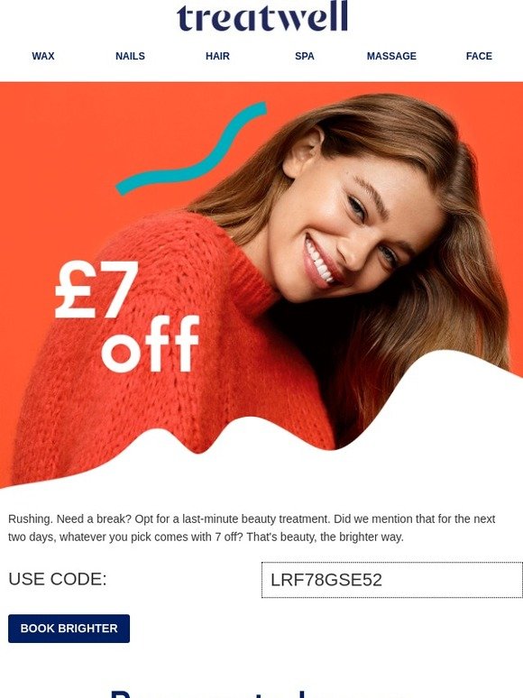 Easy does it: £7 off