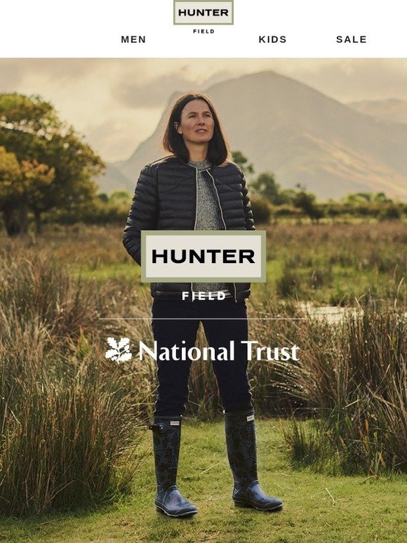 Hunter national trust wellies hotsell