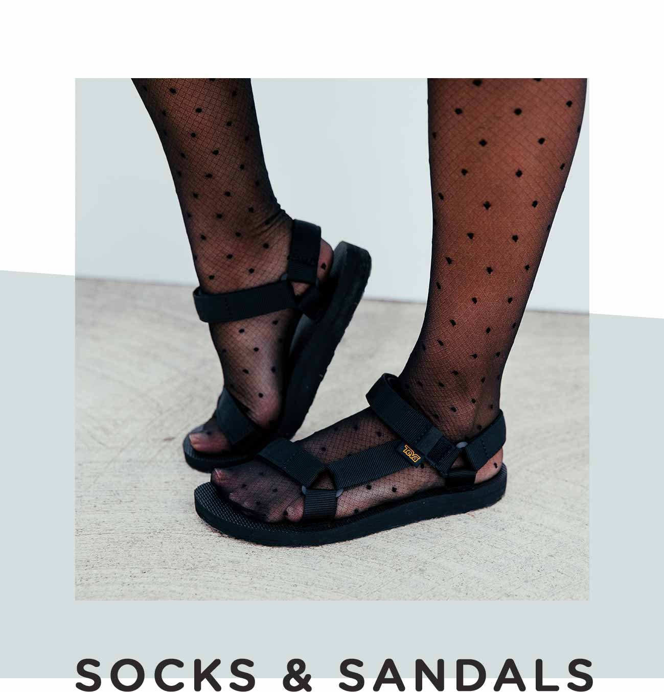 teva sandals with socks