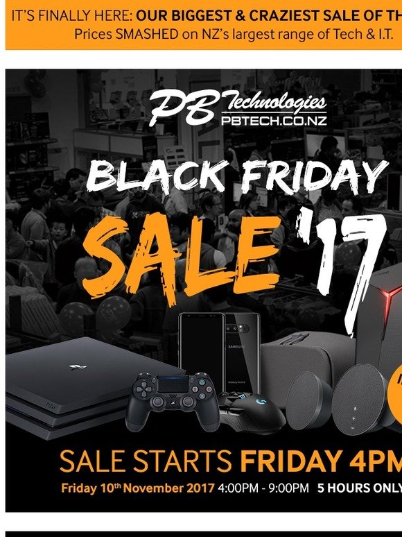 Pb Tech Black Friday 2017 View The Deals Now Milled