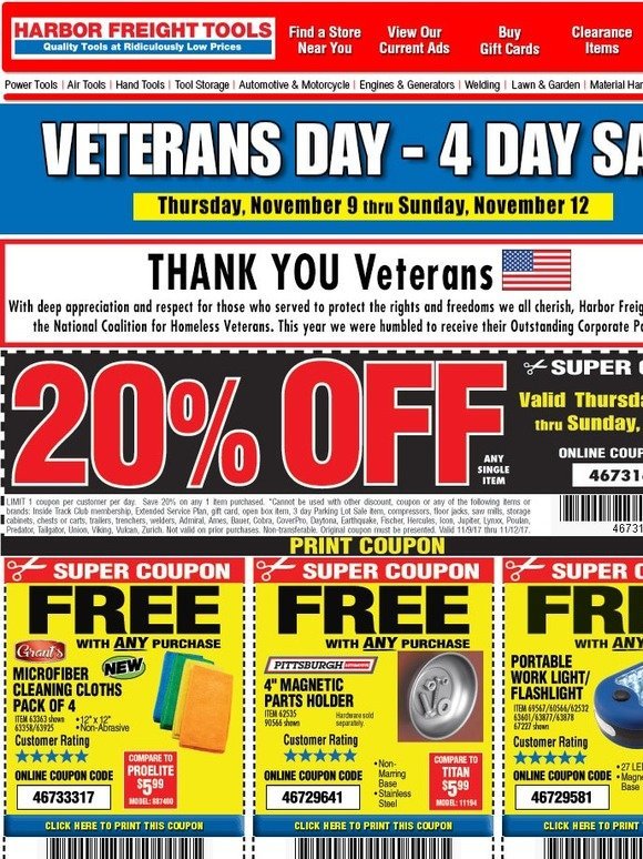 harbor-freight-tools-4-days-6-frees-20-off-28-coupons-veterans