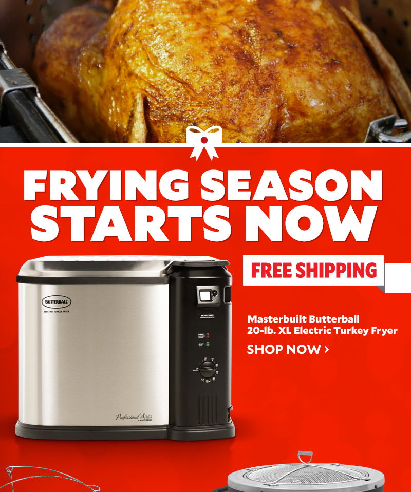 Make a deep fried turkey this year with a $25 Masterbuilt Fryer