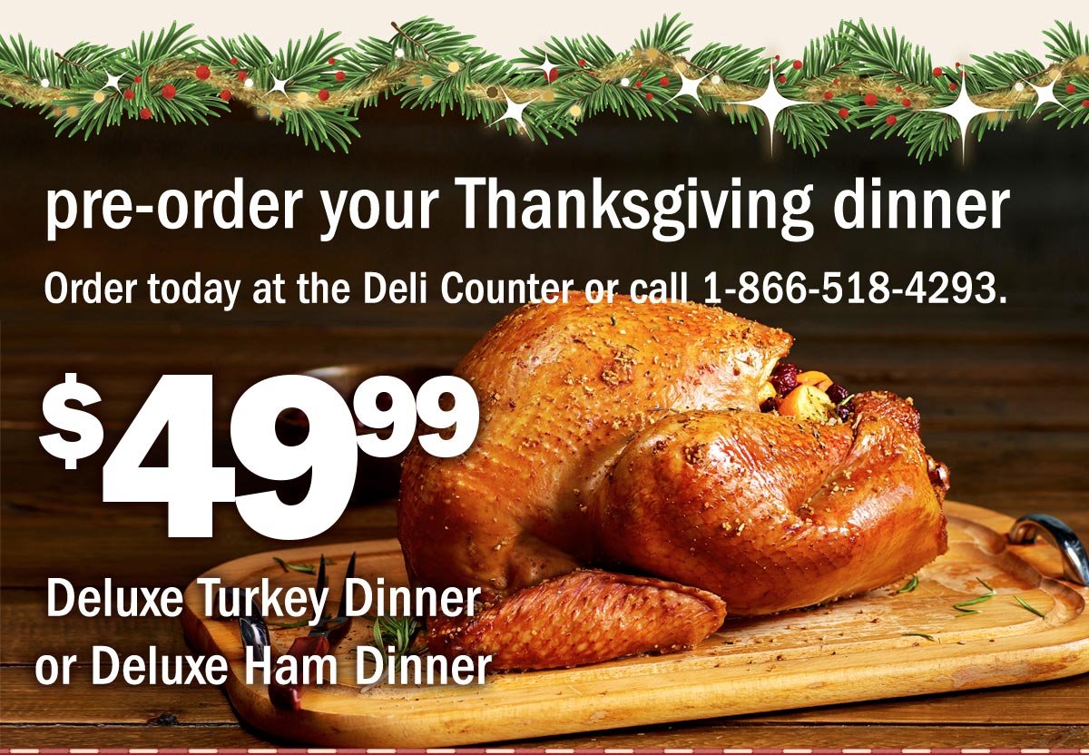 Pre Cooked Thanksgiving Dinner Package Order A Pre Cooked