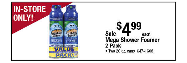 Scrubbing Bubbles Mega Shower Foamer