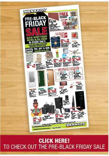 Menards Pre Black Friday Deals Are Here Milled