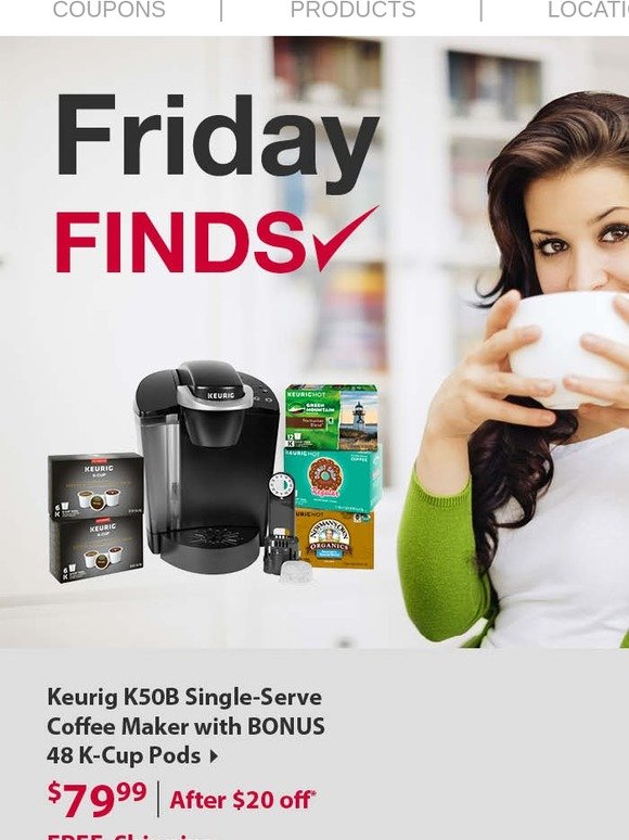 BJs Wholesale Club Save 20 on a Keurig SingleServe Coffee Maker Milled
