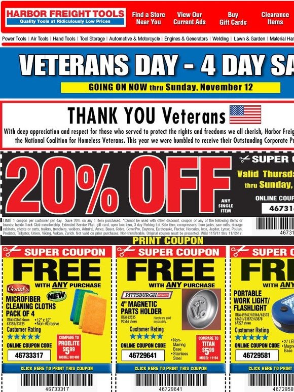 Veterans day discounts virginia beach