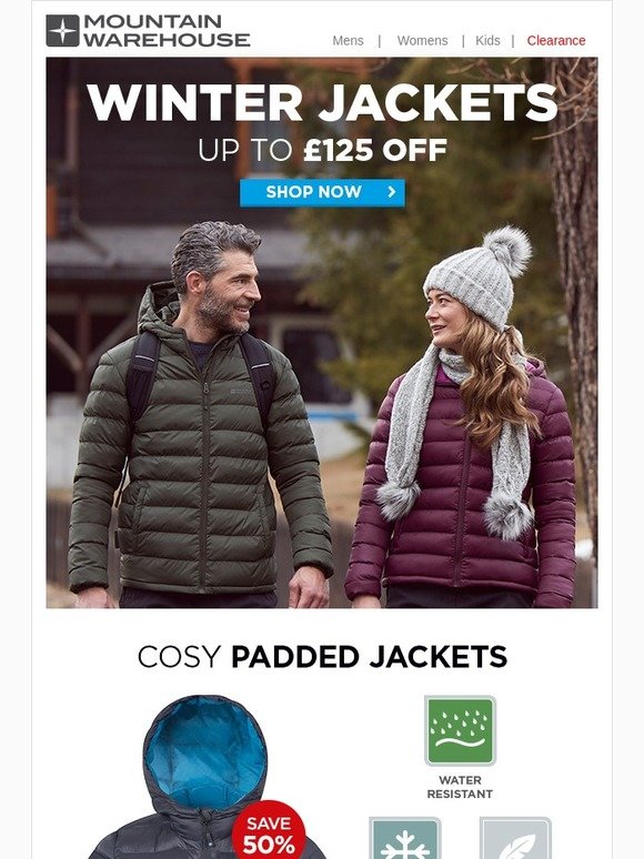 warehouse winter coats