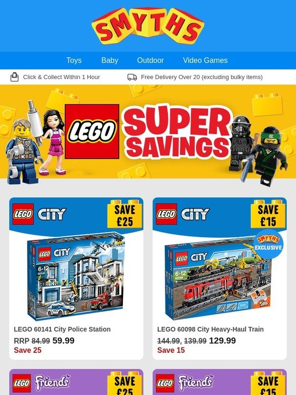 Smyths Toys: Super Savings on Iconic LEGO Builds! | Milled