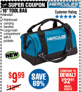 harbor freight cargo carrier bag