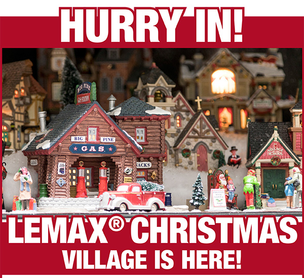 Menards Lemax® Christmas Village is Here! Milled