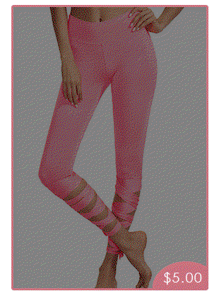 Pink Wide Waistband Tie Up Leggings