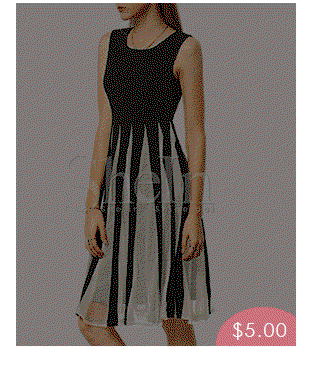Color-block Coctel Sleeveless Underskirt With Mesh Pleated Dress
