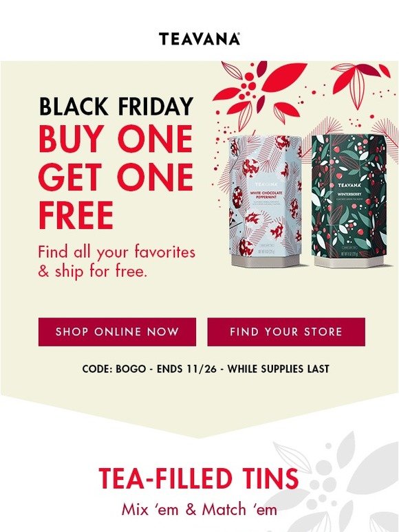 Black Friday Starts Now