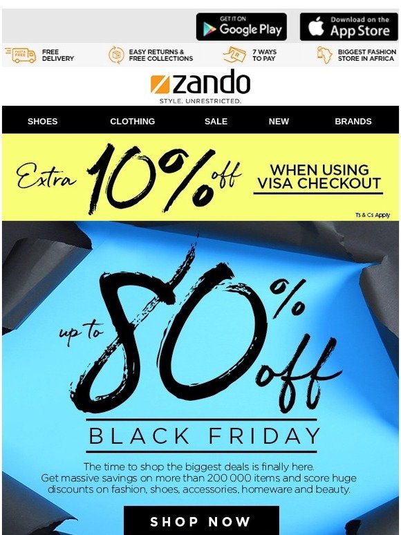 zando shoe sale