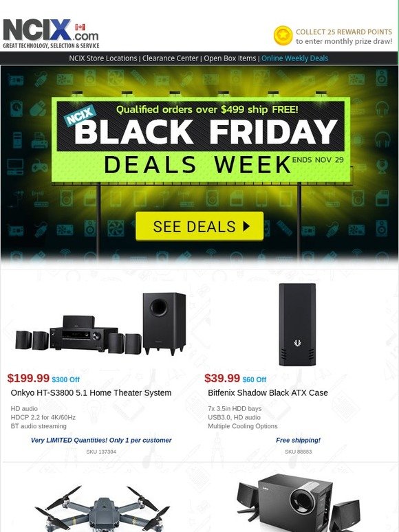 Black Friday Sale on now!