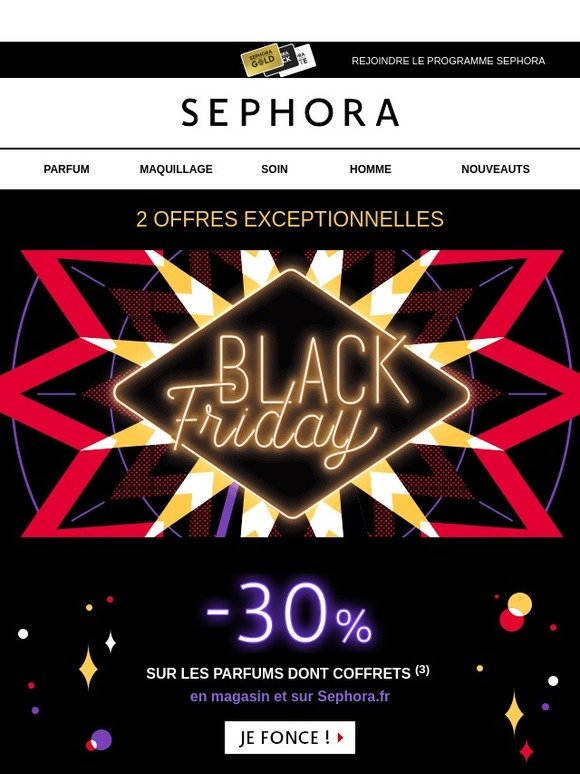 Sephora 30 parfums ET 20 sur Too Faced ! BLACK FRIDAY continue ! Milled