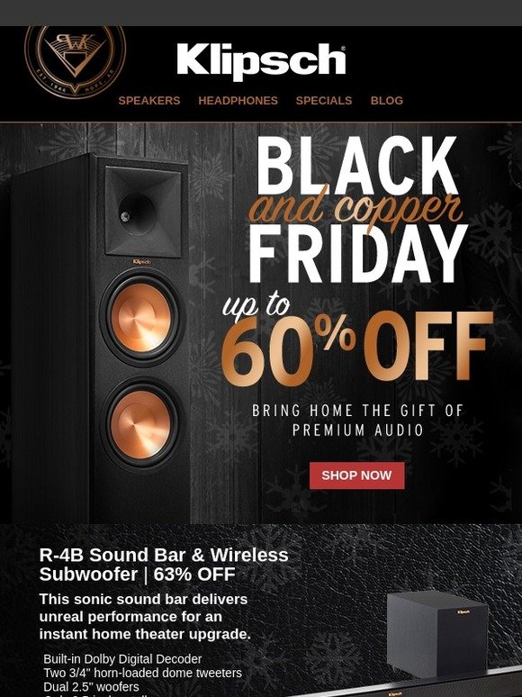 klipsch black friday