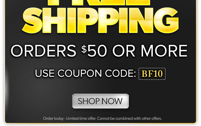 Dr. Leonard's Black Friday Sale! $10 Off Plus Free Shipping on Orders Over $50*
