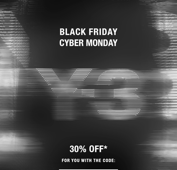 adidas y3 black friday